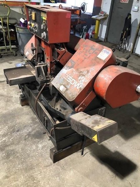 10&quot; X 12&quot; AMADA HA-250-W AUTOMATIC BAND SAW, 1998 STOCK# 2871