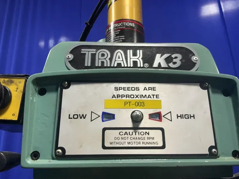 SOUTHWESTERN INDUSTRIES 10” X 50” VERTICAL MILL  -  TRAK K3SX