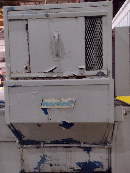 24&quot; X 12&quot; X 3 STAGE RANSOHOFF MODEL SURECLEAN MESH BELT CONVEYOR PARTS WASHER. STOCK # 0237725
