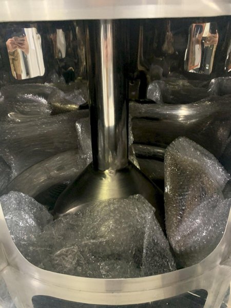 New AEC Drying Hopper, WH300, Approx. 300 lb Capacity, Insulated, Stainless Steel