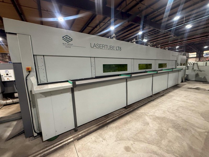 2015 BLM LT8 2D FIBER TUBE LASER 8" X .394": YOBRO 25043