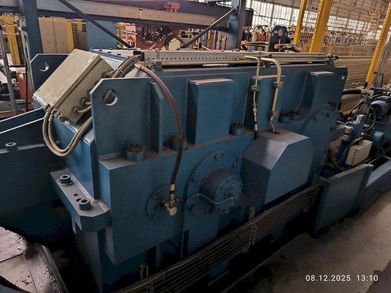 50 TON ASMAG DRAW BENCH w/INLINE SAW CUTTING, NEW 2003