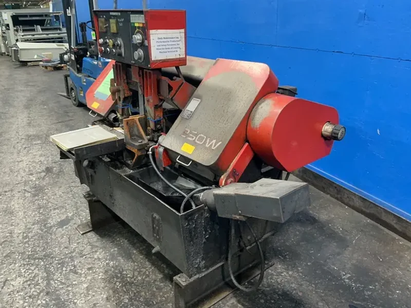 AMADA 10”X15” HORIZONTAL BAND SAW  -  HA250W