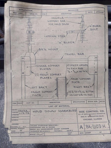 PRECISION SIZE CONTROL CO. CENTERLESS LAPPING FINISHING ROLLS: YOBRO #24421