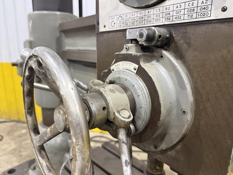 52" KITCHEN &amp; WADE/STAVELY RADIAL ARM DRILL PRESS: YOBRO #24262