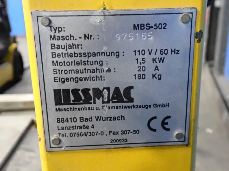 YTONG 19" X 16" VERTICAL BAND SAW  -  MBS-502
