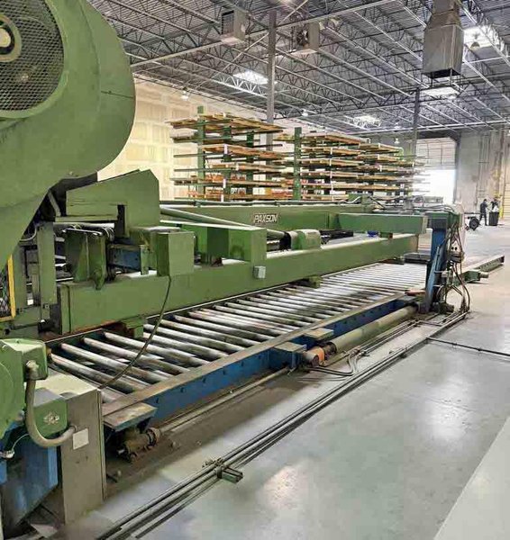 60" x 0.125" x 40,000# Paxson Cut To Length Line STOCK# 4233
