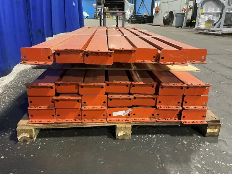 96" X 5" PALLET RACKING BEAMS  -  TEARDROP