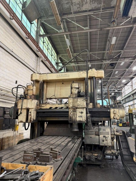 (100HP) 76" X 268" INGERSOLL DUAL HEAD/DOUBLE SIDED PLANER MILL. STOCK # 0112126