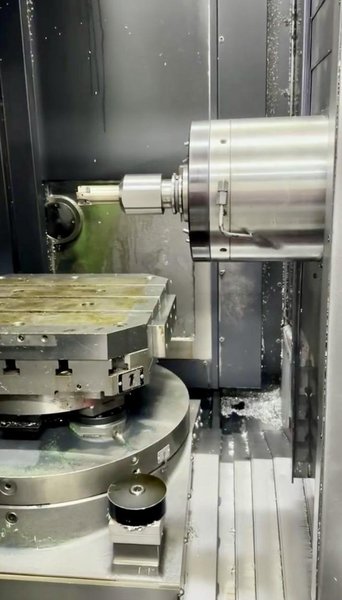 Doosan HP 5100 HMC, 2008 – Chip Conveyor, 1000 PSI TSC, 60 ATC, 14,000 RPM Spindle