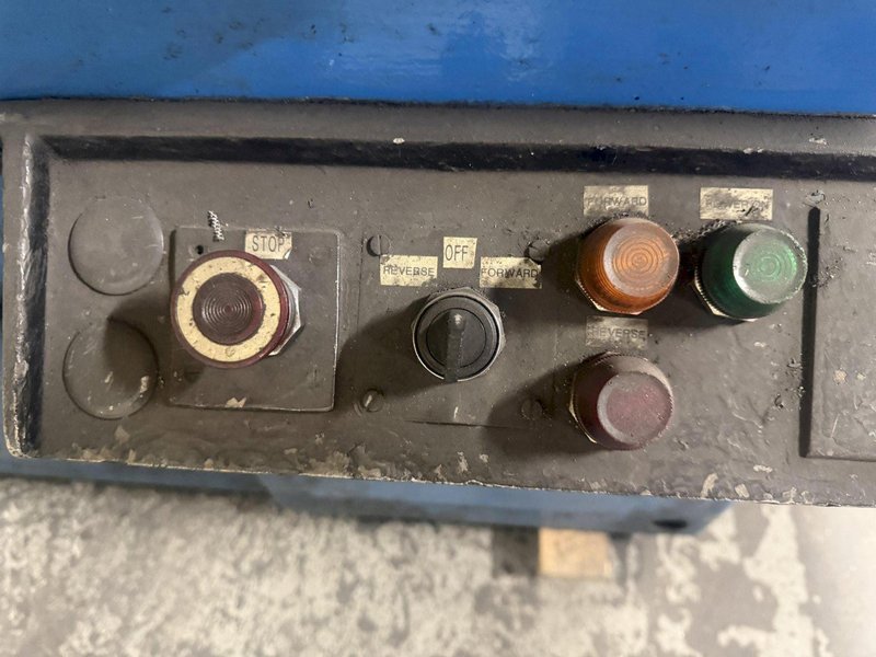 20"  X .078" SCHUBERT 19 ROLL MODEL WM2/500 COIL STRIP STRAIGHTENER PRECISION LEVELER: YOBRO #24983