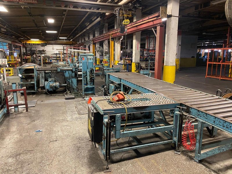 48" OD x 4,000# Reusch Coil Banding Line
