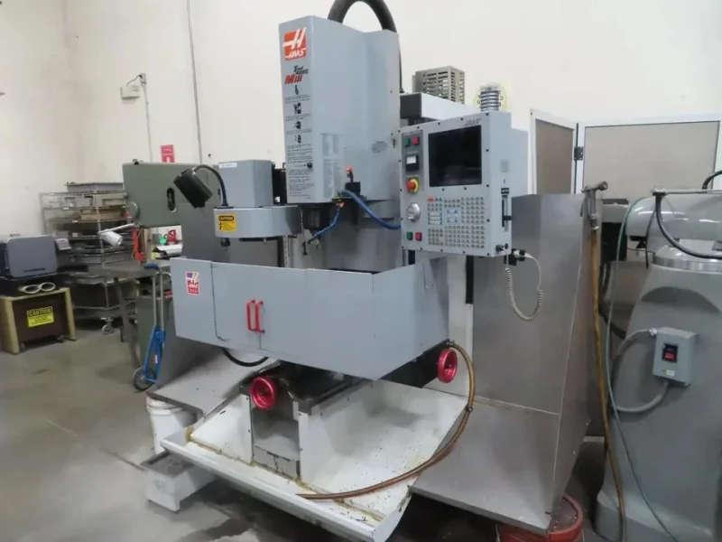 2002 Haas TM-1 CNC Vertical Machining Center, 30"x12"x16" Travel, 4,000 RPM, 10-Slot ATC, 7.5 HP FOB Portland, OR $10,500
