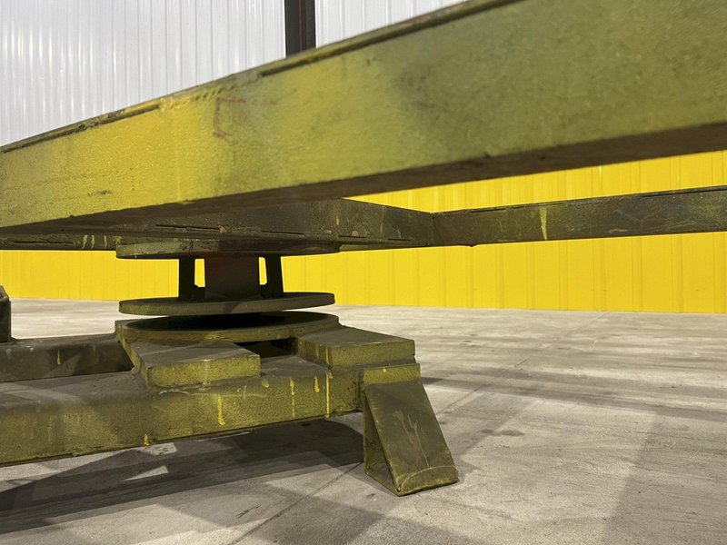 10,000 LBS X 12&#039; HEAVY DUTY MOBILE TRANSFER CART WITH FORK POCKETS: STOCK #20243