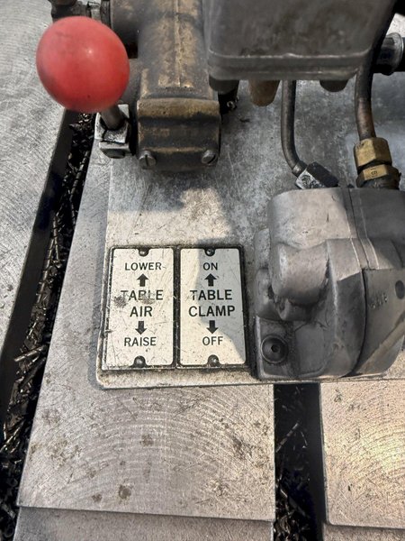 40" X 50" DEVLIEG AIR LIFT ROTARY TABLE. STOCK # 0221326