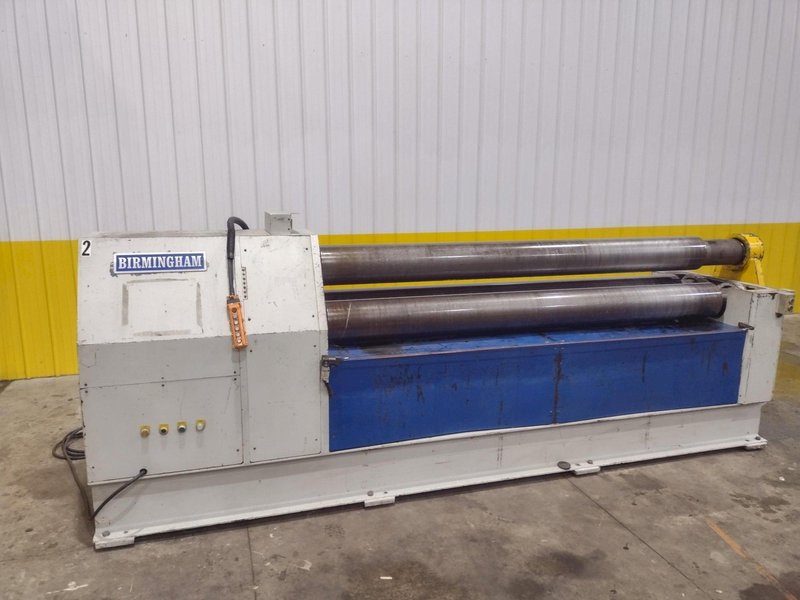 8' X 1/4" BIRMINGHAM MODEL #RH-0806 HYDRAULIC DOUBLE PINCH PLATE ROLL 2007: YOBRO #25022