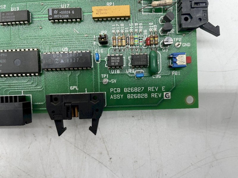 PCB 826827 REV E CINCINNATI INC ASSY 826828 REV G STOCK #15836