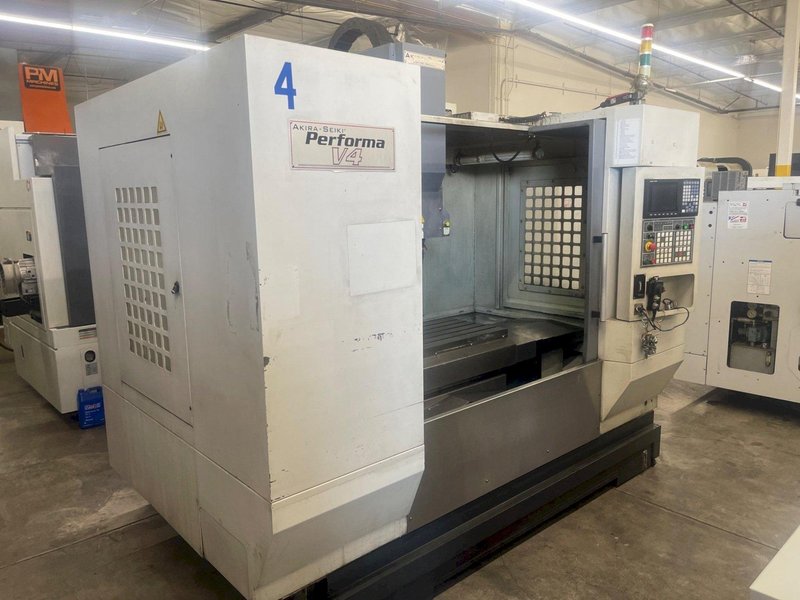 2008 AKIRA SEIKI PERFORMA V4 VERTICAL MACHINING CENTER