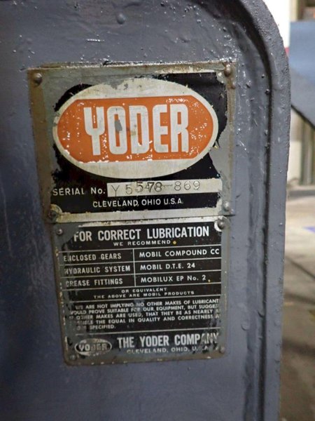 YODER M2 TUBE FORMING LINE: YOBRO #24314