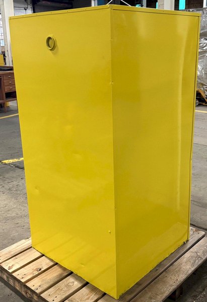 Flammable Storage Cabinet, 55 Gallon Drum Capacity, Double Door, 34&quot; x 34&quot; x 65&quot;H