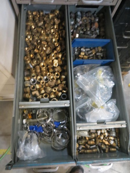 (2) 11 Drawer Cabinets and Contents - Auction Item