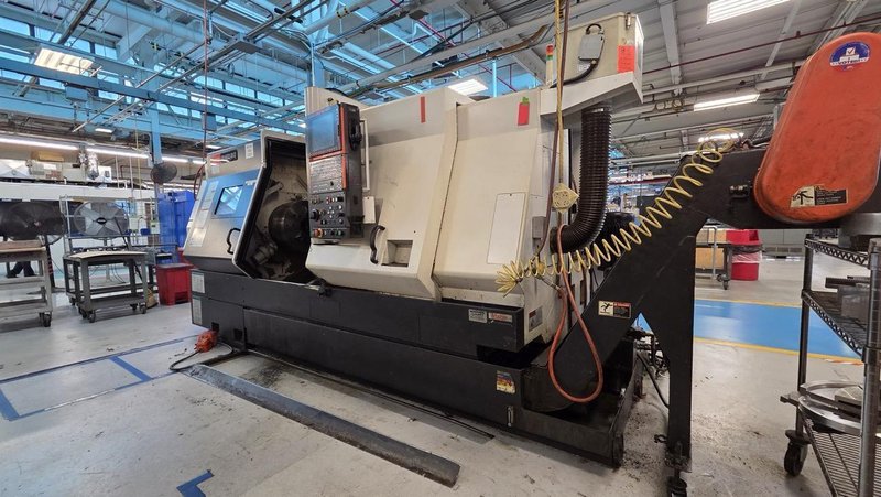 Mazak QTN 450-II CNC Turning Center;2006-Tool Setter, 24 Station Turret, Mist collector