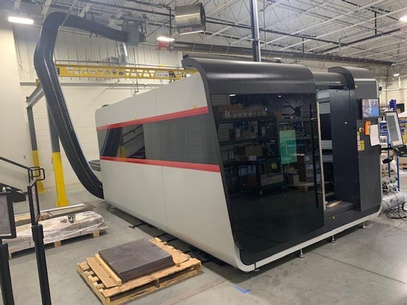 8000 Watt Boss FC6012 EXT Plus Fiber Laser, 2024 – 5′ x 10′, Chiller