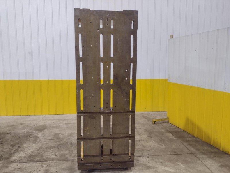 96" H X 36" W X 36" D PRECISION HIGH HEAVY DUTY SLOTTED ANGLE PLATE: STOCK #23015