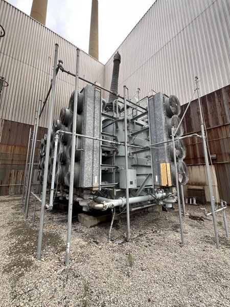 now available prolec three phase transformer 808000 kva, 345000y/199185 hv, 19500 lv, class odaf