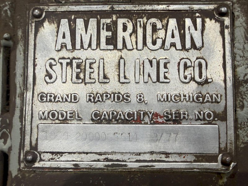 20,000 LBS X 60" AMERICAN MODEL 10 UNCOILER COIL REEL: YOBRO #24792