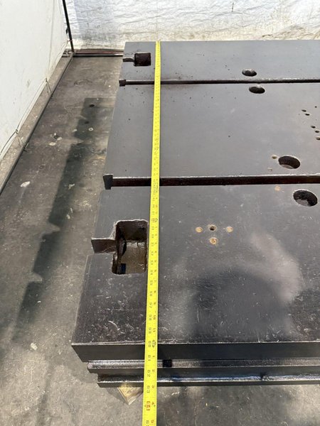 60" X 90" X 14" T-SLOTTED FLOOR PLATE. STOCK # 0632221