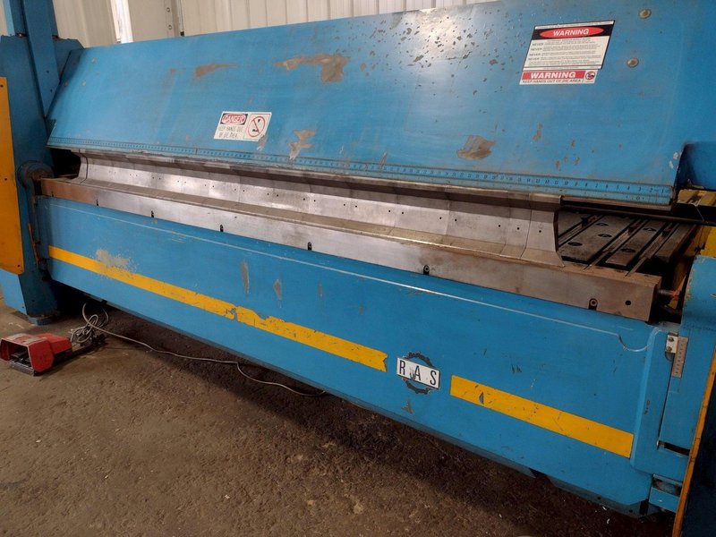 126&quot; x 9 GAUGE RAS MODEL #74.20 CNC FOLDER &amp; BENDER MACHINE: STOCK 17101
