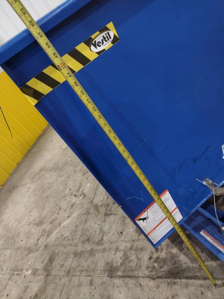 1 YARD X 6,000 LBS VESTIL MODEL #D-HOP-100-HD SELF DUMPING HOPPER: STOCK #22493