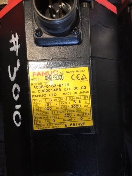 FANUC AC SERVO MOTOR STOCK #3010