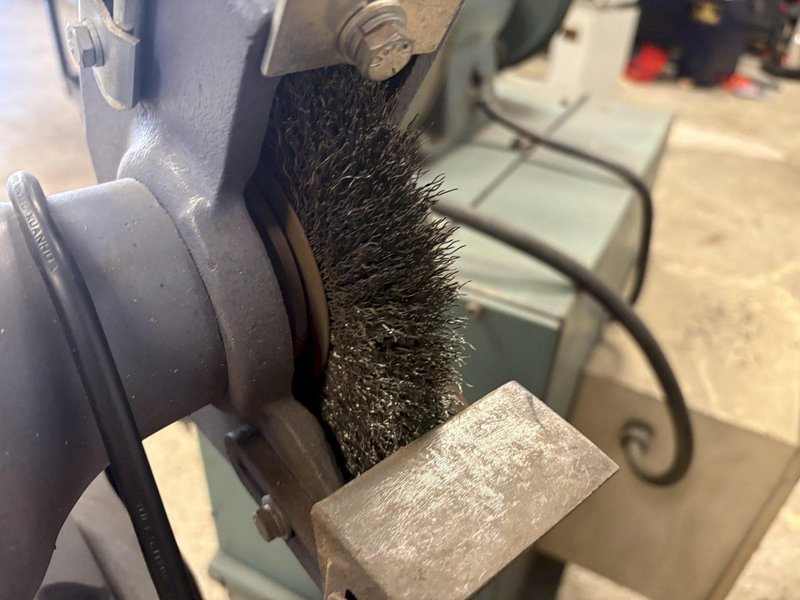 BALDOR Model 7306 Double End Wire Wheel Pedestal Grinder / Buffer