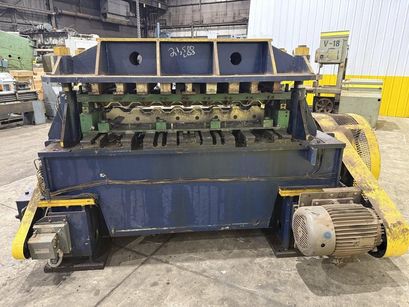 100 TON X 64" WIDE STAMCO MODEL #810-64 CUTOFF PRESS, WITH AIR CLUTCH: YOBRO #24793