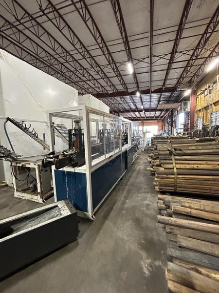 D’Andrea Double Paper Line Edgeboard Machine, 2024 – Reel Stand, Packaging Table