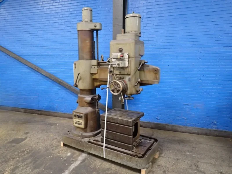 P. GIRARD 11" X 4' RADIAL DRILL PRESS