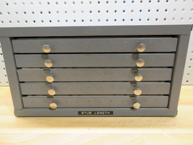 Huot Drill Index:  Numbered 5 Drawer, Empty- Auction Item
