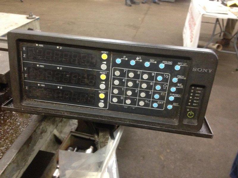 5&#039; LUCAS HORIZONTAL BORING MILL: STOCK #65650