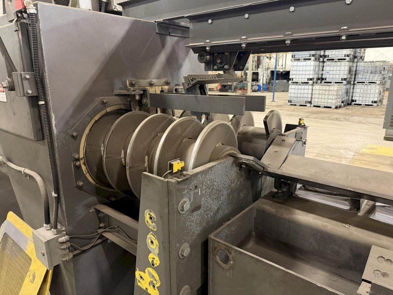 PANGBORN ES-1845 SCREW TYPE AXILE/SHAFT 25 HP SHOT BLAST MACHINE. STOCK # 0223926