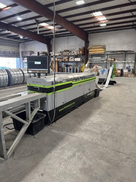 Framecad F325iT Roll Former, 2021 – 3MT Powdered Decoiler, Video Available