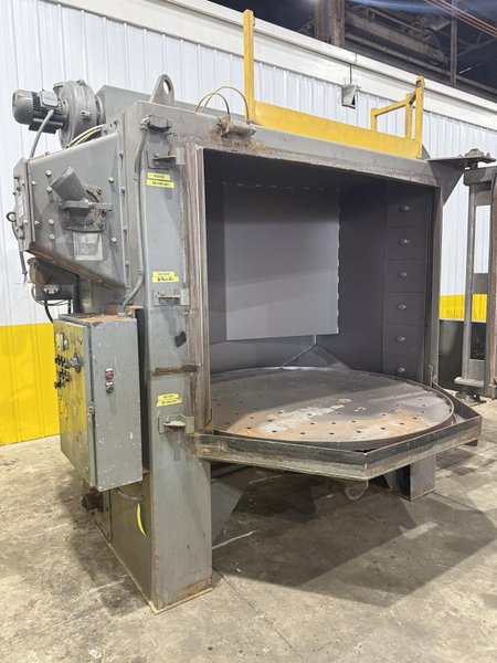 72” TABLE PANGBORN MODEL 6LK-7 ROTOBLAST SHOT BLAST MACHINE: YOBRO #24410