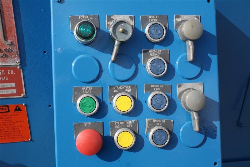 18&#039; X .187&#039; AUTOMATIC FEEDS COIL STRAIGHTENER: STOCK: #54744