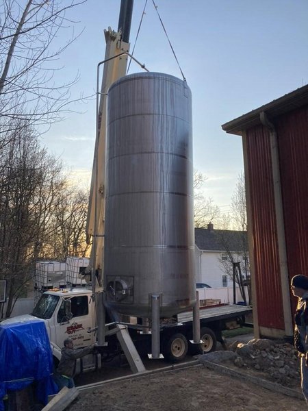 6,500 Gallon Stainless Steel Tank