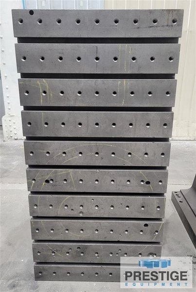 48&quot;  x 24&quot;  x  36&quot; , T-Slotted Angle Plates, Drilled &amp; Tapped Qty 2