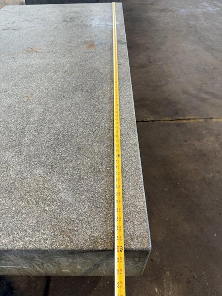 96&quot; X 48&quot; X 10&quot; GRANITE SURFACE PLATE W/ STAND. STOCK # 0880925.