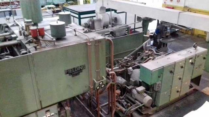 1600 Ton Fielding Oil Hydraulic Direct Extrusion Press (14011)