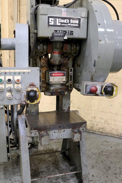 27 TON SOUTHBEND OBI FLY WHEEL PRESS: STOCK #68392