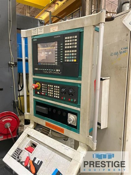 Giddings &amp; Lewis MC-60 6&quot; CNC Table Type Horizontal Boring Mill w/ Pallet Shuttle